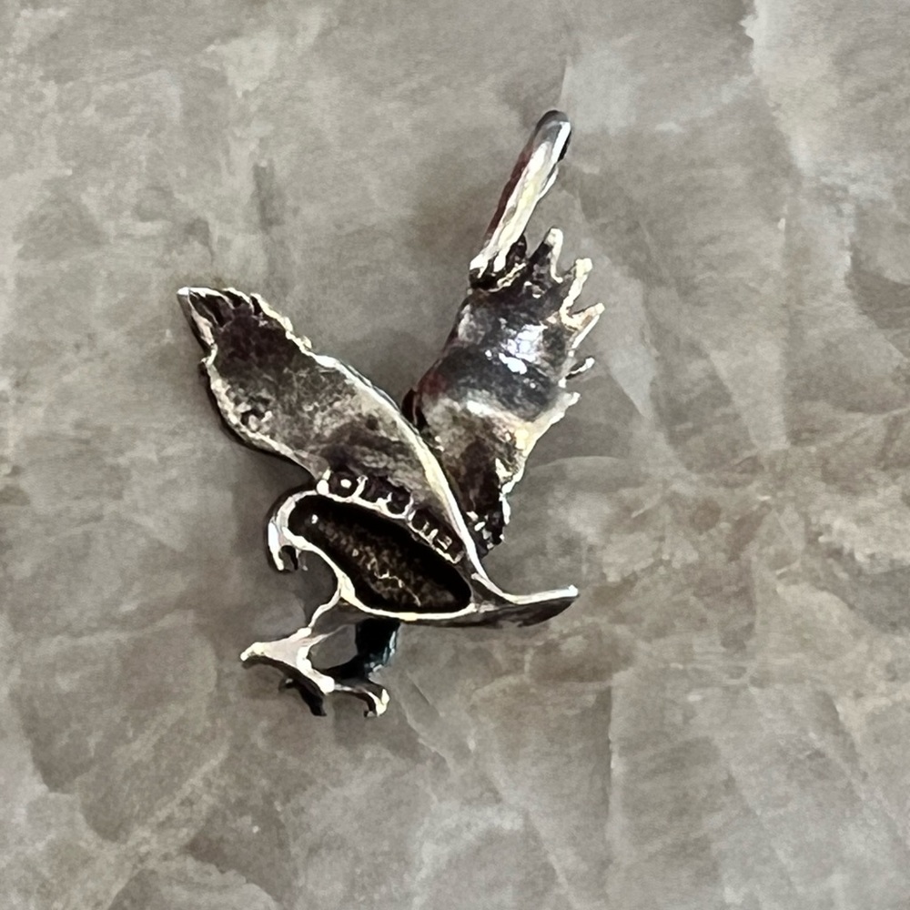Sterling Silver Eagle Charm - image 2